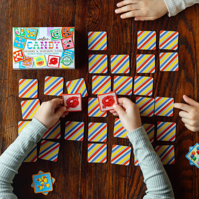 Candy Memory & Matching Little Game- Eeboo - Lemon And Lavender Toronto