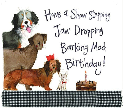Canine Eating Services Dog Birthday Card - Lemon And Lavender Toronto