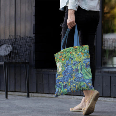 Canvas Tote-Van Gogh Irises - Lemon And Lavender Toronto