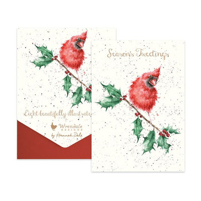 CARDINAL BIRD CHRISTMAS CARD PACK - Lemon And Lavender Toronto