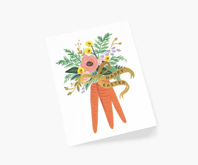 Carrot Bouquet Easter Greeting Card - Lemon And Lavender Toronto