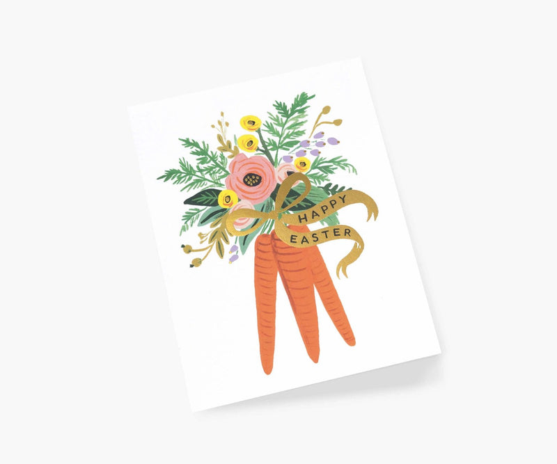 Carrot Bouquet Easter Greeting Card - Lemon And Lavender Toronto