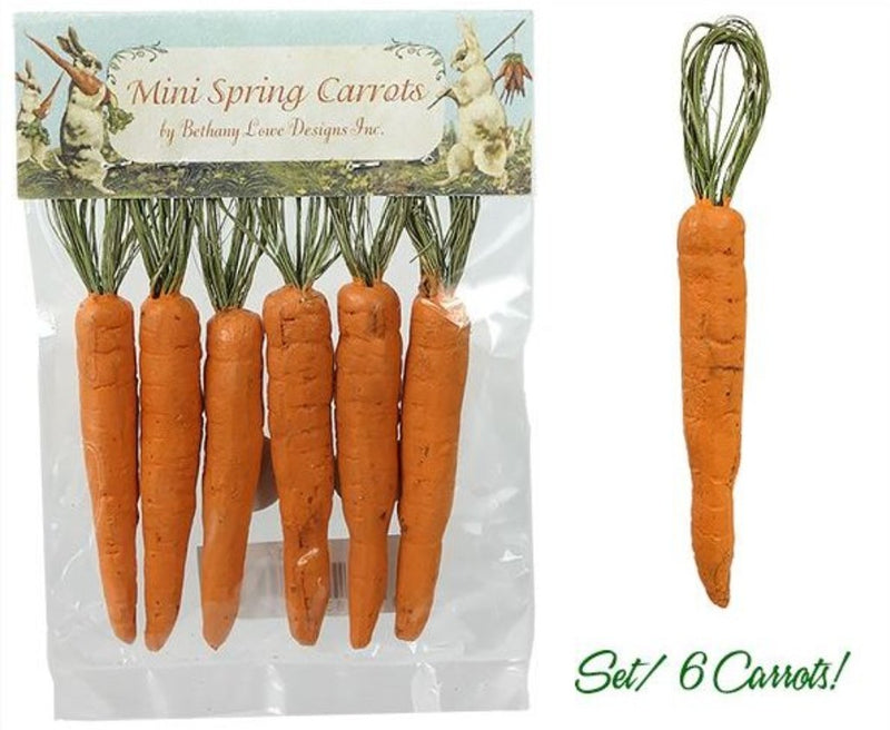 Carrot Ornament Pkg of 6 - Lemon And Lavender Toronto