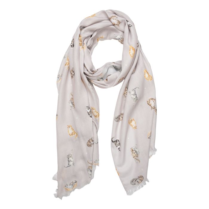 Cat Everyday Scarf - Feline Friends - Lemon And Lavender Toronto