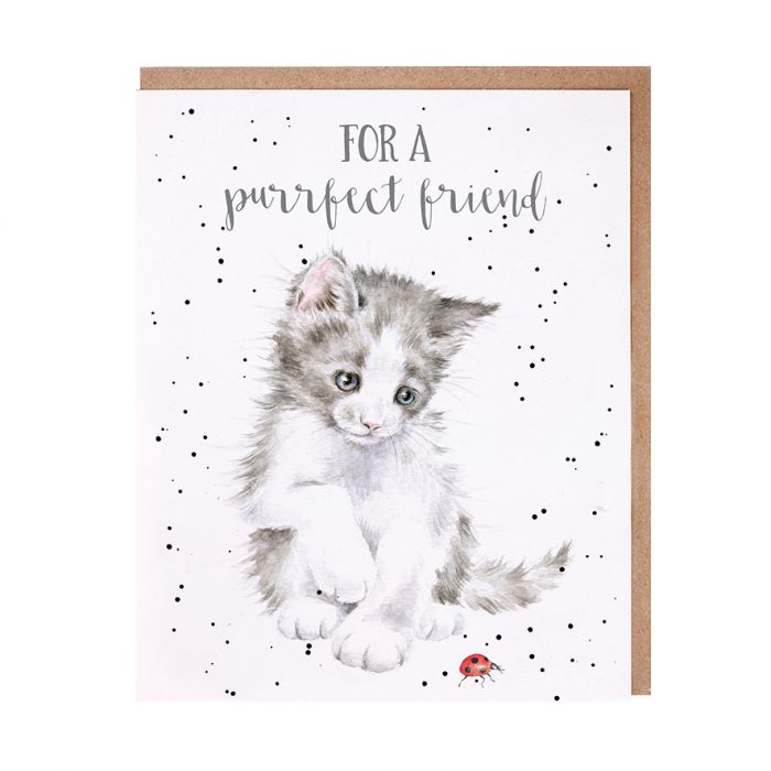 CAT FRIENDSHIP CARD - Lemon And Lavender Toronto