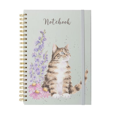 Cat Notebook - Whiskers and Wild Flowers - Lemon And Lavender Toronto