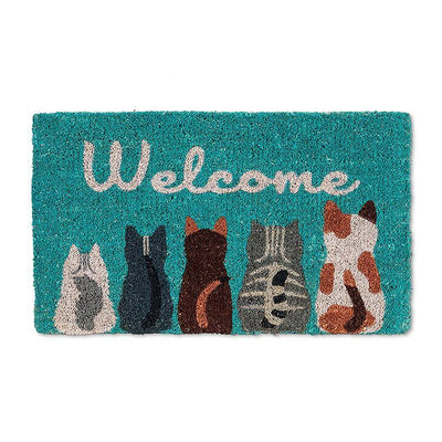 Cat "Welcome" Doormat - Lemon And Lavender Toronto