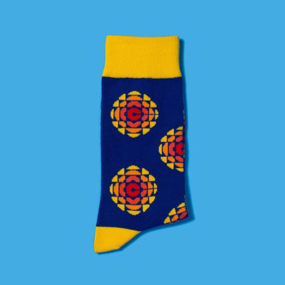 CBC Logo Socks-Unisex - Lemon And Lavender Toronto