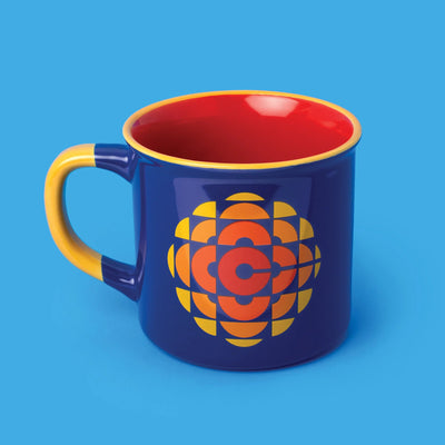 CBC Retro Logo Mug - Lemon And Lavender Toronto