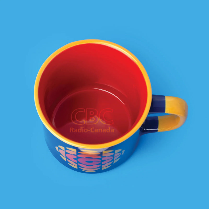 CBC Retro Logo Mug - Lemon And Lavender Toronto