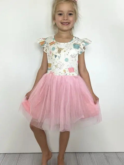 Celebrate 🎉 Tutu Dress - Lemon And Lavender Toronto