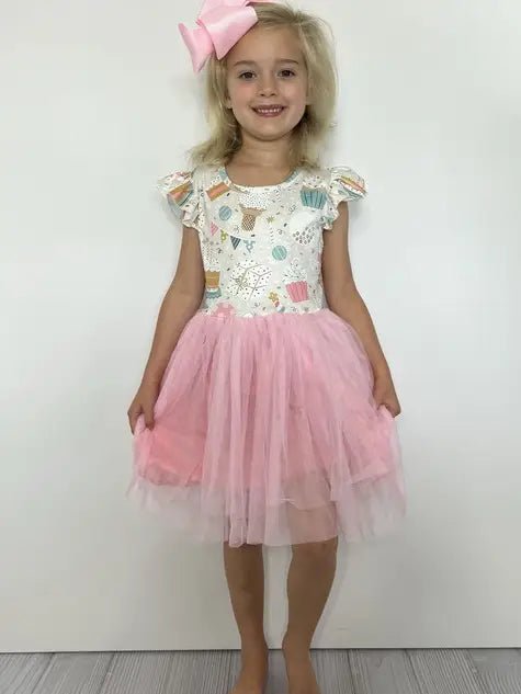 Celebrate 🎉 Tutu Dress - Lemon And Lavender Toronto