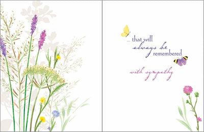 Celebrating Life Sympathy Card - Lemon And Lavender Toronto