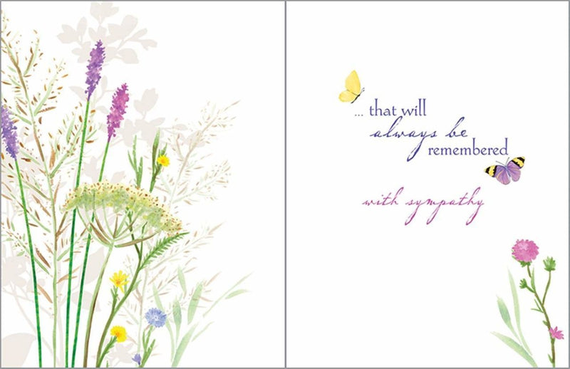Celebrating Life Sympathy Card - Lemon And Lavender Toronto