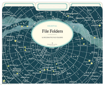 Celestial File Folders - Lemon And Lavender Toronto