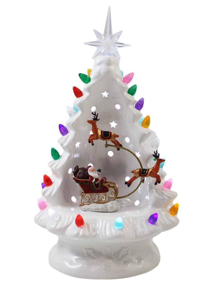 Ceramic LED Christmas Tree - Lemon And Lavender Toronto