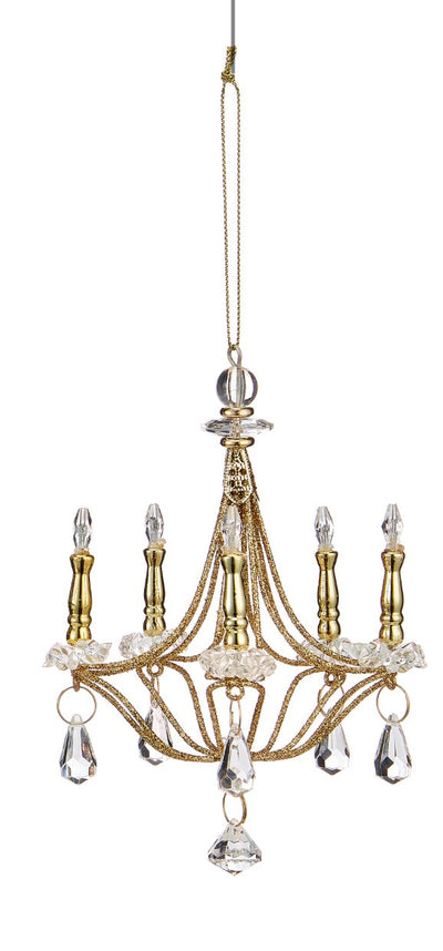 Chandelier Ornament Silver or Gold - Lemon And Lavender Toronto