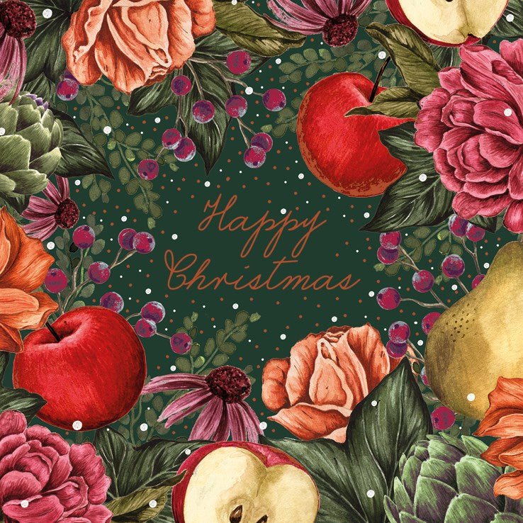 Charity Christmas Card Pack – Christmas Fruits and Flowers - Lemon And Lavender Toronto