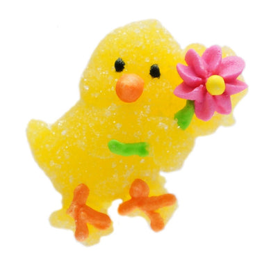 Chick holding Flower Gummy -Individual - Lemon And Lavender Toronto