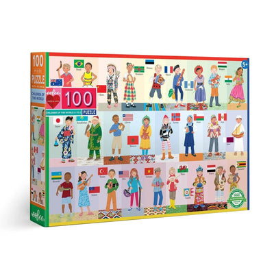 Children of the World 100 Piece Puzzle- Eeboo - Lemon And Lavender Toronto