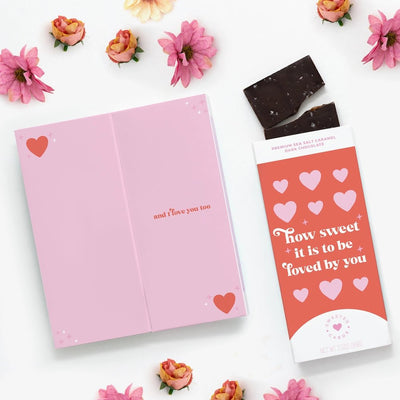 Chocolate Bar + Card: How Sweet It Is To Be Loved By You - Lemon And Lavender Toronto