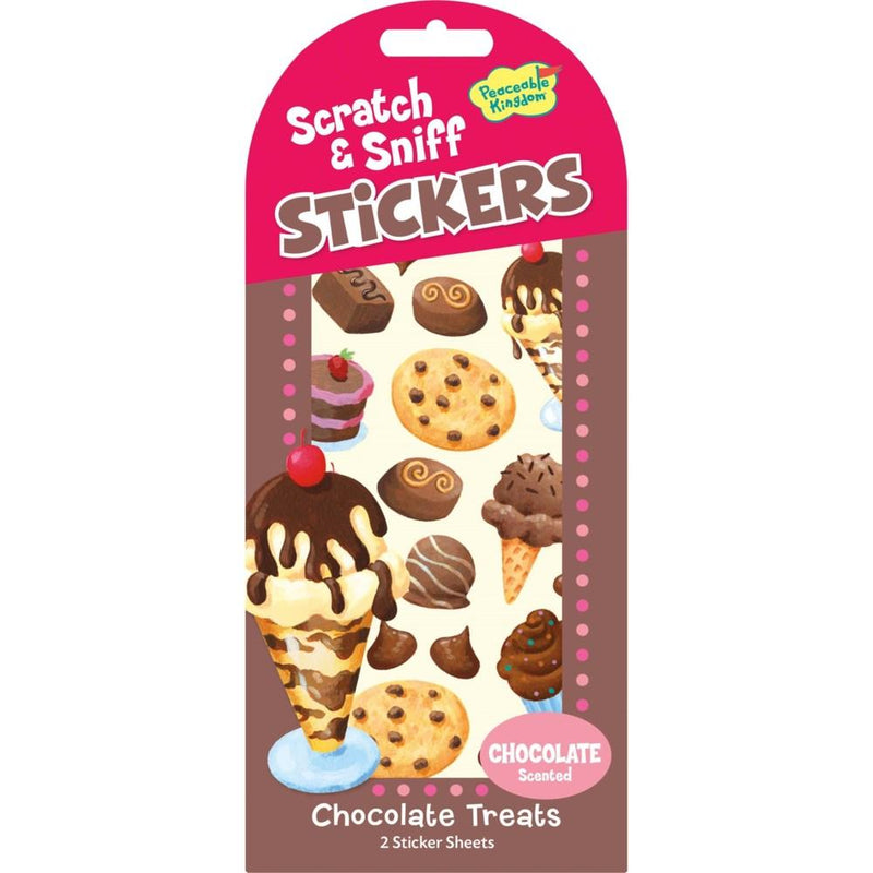 CHOCOLATE SCRATCH AND SNIFF STICKERS - Lemon And Lavender Toronto