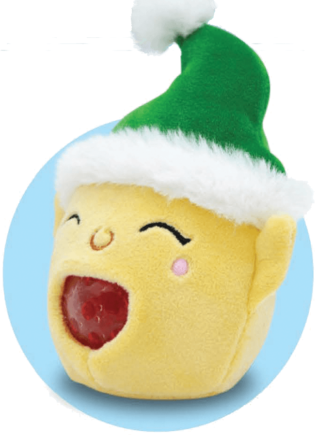 Christmas Series Plush Squeeze Ball - Lemon And Lavender Toronto