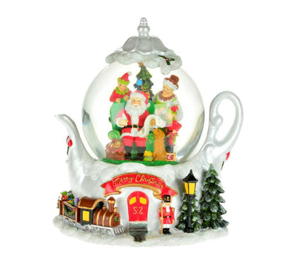Christmas Teapot LED Globe - Lemon And Lavender Toronto