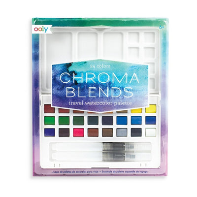 Chroma Blends Travel Watercolor Palette - 27 Piece Set - Lemon And Lavender Toronto
