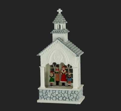 Church with Carollers LED Globe - Lemon And Lavender Toronto
