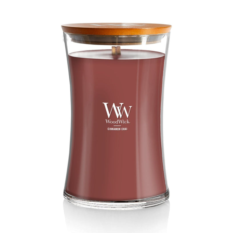 Cinnamon Chai - Large Hourglass Woodwick Candle - Lemon And Lavender Toronto