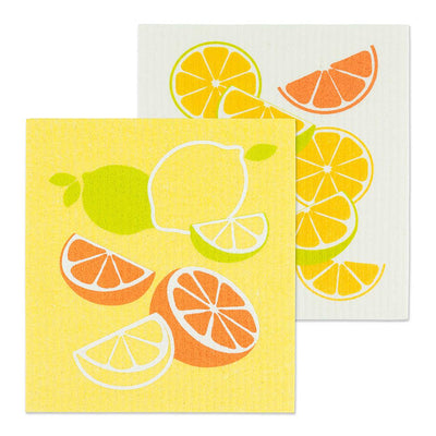 Citrus Dishcloths. Set of 2 - Lemon And Lavender Toronto