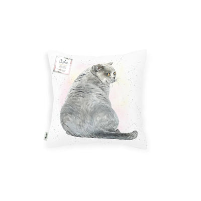 Clarice The Cat Cushion - Lemon And Lavender Toronto