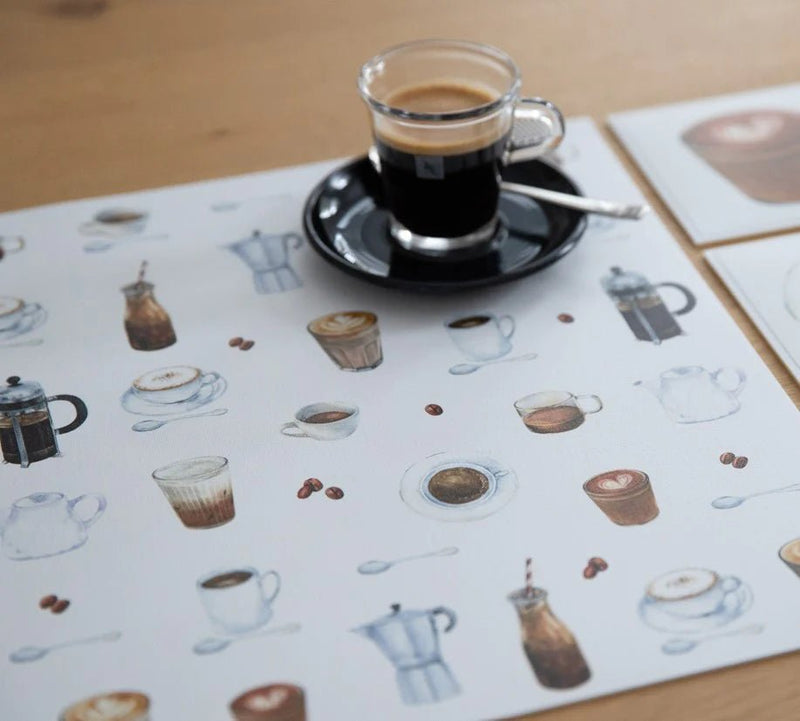 COFFEE PAPER PLACEMATS - Lemon And Lavender Toronto