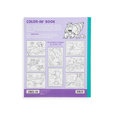 Color-in' Book: Outrageous Ocean - Lemon And Lavender Toronto