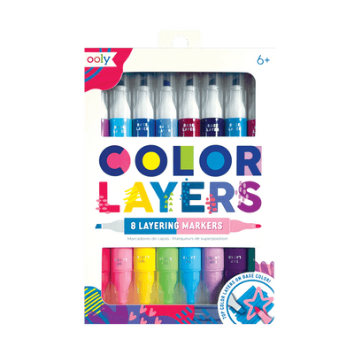Color Layers Double Ended Layering Markers - Set of 8 - Lemon And Lavender Toronto