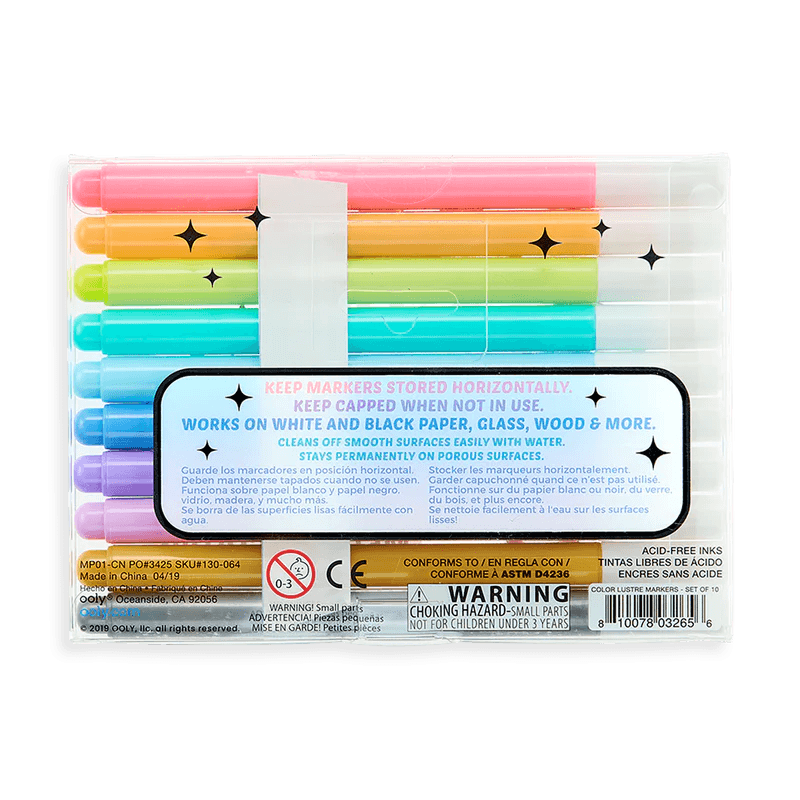 Color Lustre Metallic Brush Markers - Lemon And Lavender Toronto