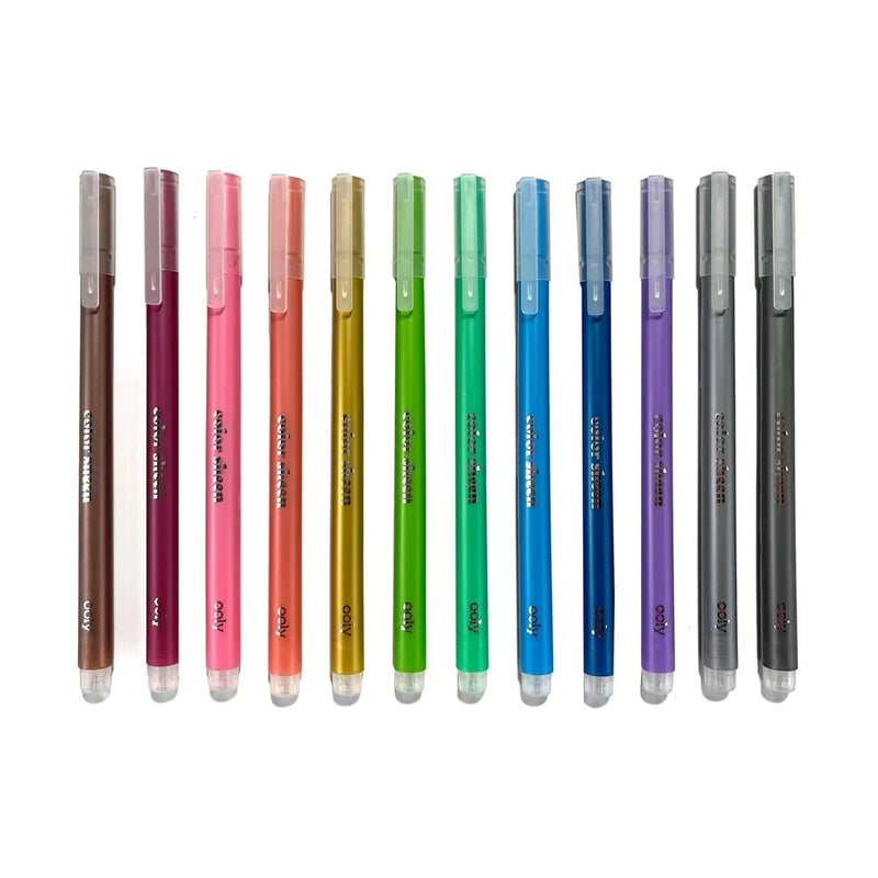 Color Sheen Metallic Colored Gel Pens - Set of 12 - Lemon And Lavender Toronto