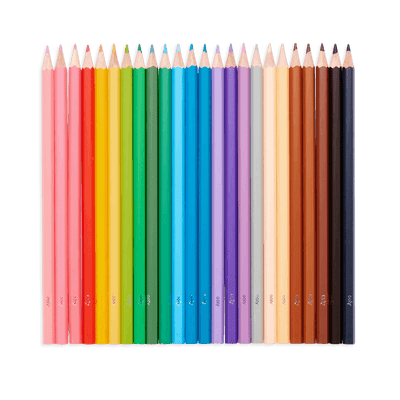 Color Together Colored Pencils - Set of 24 (18 Classic & 6 Skin Tone Colors) - Lemon And Lavender Toronto