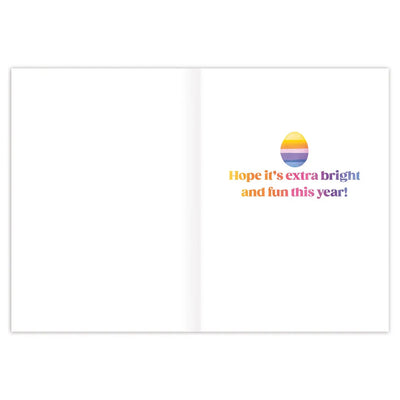 Colorful Eggs Easter Card - Lemon And Lavender Toronto