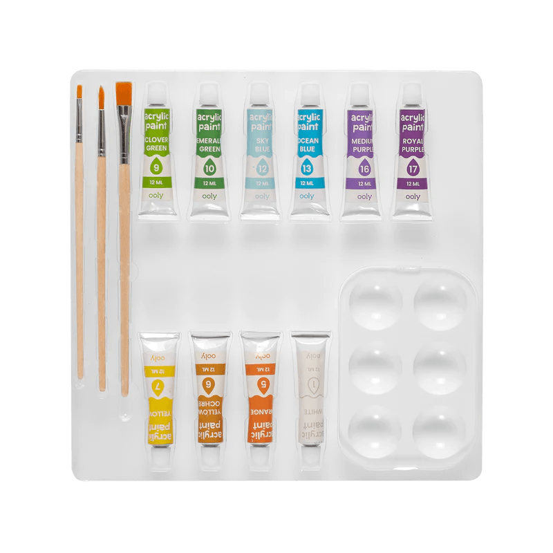 Colorific canvas paint by number kit - Fantastic Dragon - Lemon And Lavender Toronto