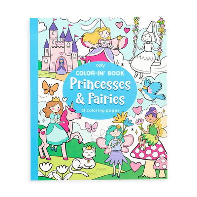 Colour-in' Book: Princesses & Fairies - Lemon And Lavender Toronto