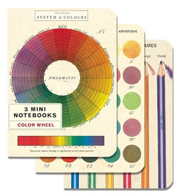 Colour Wheel Mini Notebooks - Lemon And Lavender Toronto