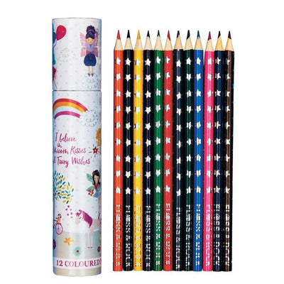 Coloured Pencils Tube - Fairy Unicorn - Lemon And Lavender Toronto