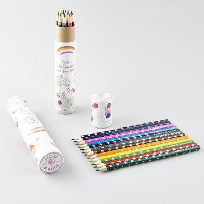 Coloured Pencils Tube - Fairy Unicorn - Lemon And Lavender Toronto