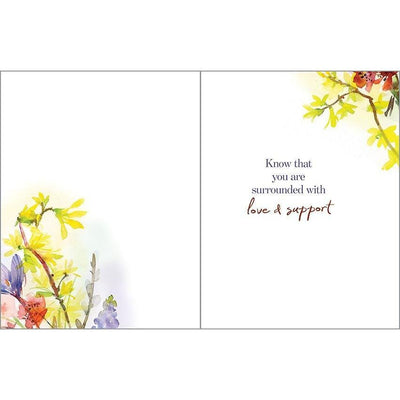 Comfort Hope Peace - Sympathy Card - Lemon And Lavender Toronto