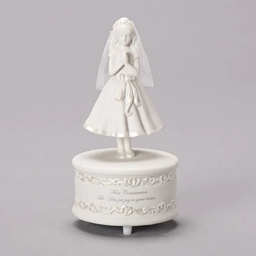 Communion Girl Musical Figurine 7.5"H - Lemon And Lavender Toronto