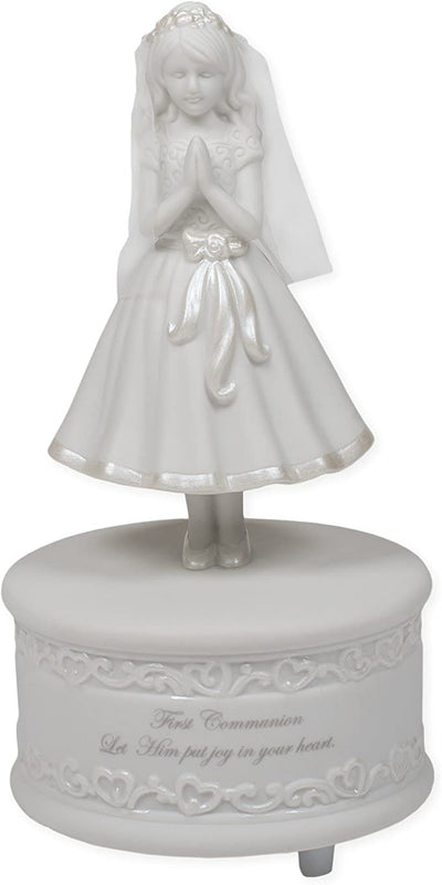 Communion Girl Musical Figurine 7.5"H - Lemon And Lavender Toronto