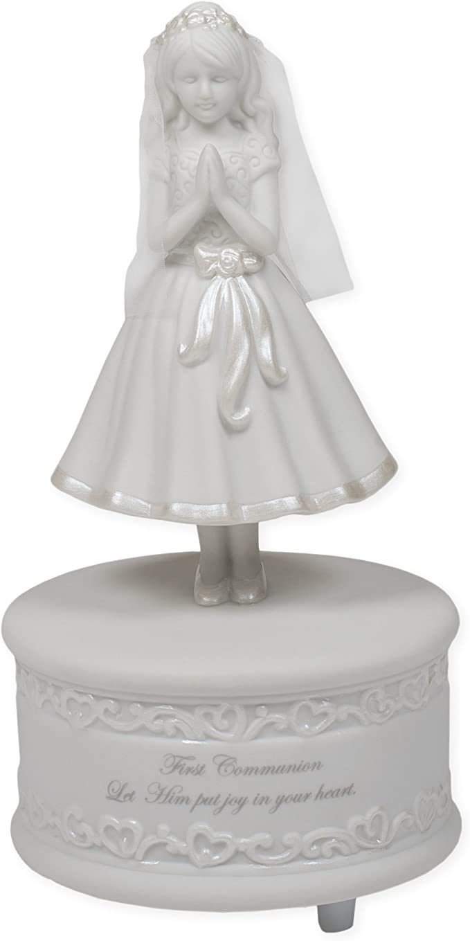 Communion Girl Musical Figurine 7.5"H - Lemon And Lavender Toronto