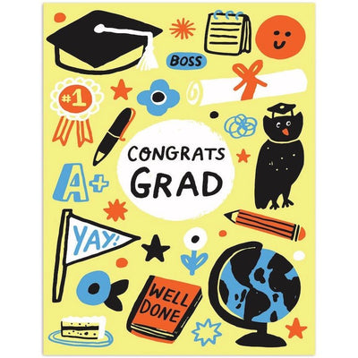 Congrats Grad Card - Lemon And Lavender Toronto